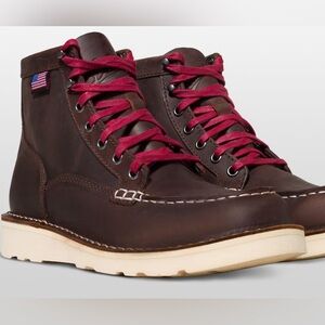 Danner Bull Run Moc Toe 6” Brown Steel Toe Women’s US 8.5